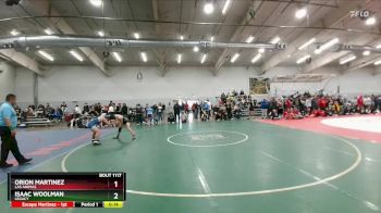 113 lbs Cons. Round 4 - Isaac Woolman, Legacy vs Orion Martinez, Las Animas