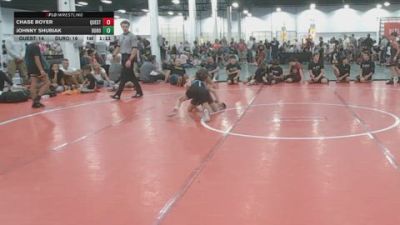 72 lbs Rr Rnd 1 - Chase Boyer, Quest - BK8E vs Johnny Shubiak, Duro Wrestling Club - BK8E