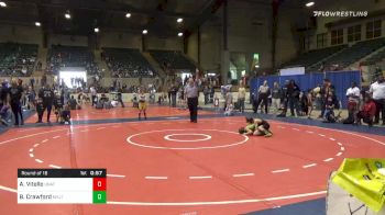 60 lbs Prelims - Alessandro Vitello, Unattached vs Blaine Crawford, North Hall Jr Trojans