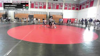 106 lbs Round Of 16 - Sidney Samuels, Brookline vs John Woodall, Franklin