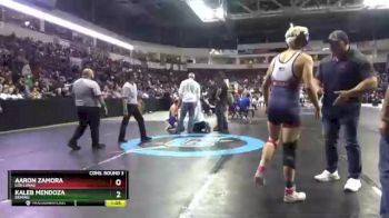 5A 126 lbs Cons. Round 3 - Kaleb Mendoza, Deming vs Aaron Zamora, Los Lunas