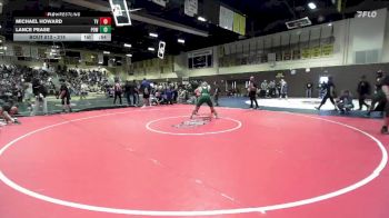 215 lbs Cons. Round 3 - Lance Pease, Poway vs Michael Howard, Temecula Valley