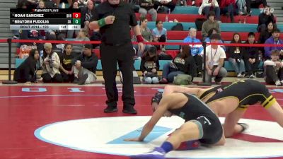 120 lbs Cons. Semi - Noah Sanchez, Durango vs Brayden Fudolig, Silverado