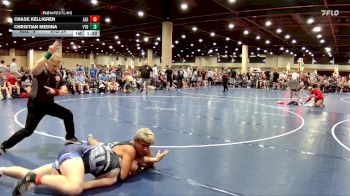 157 lbs Round 3 (4 Team) - Chase Kelligren, Alabama Elite Gold vs Christian Medina, Venice Takedown Club