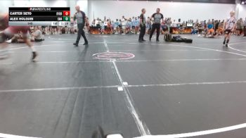 140 lbs Round 2 (4 Team) - Alex Holguin, Slate Wrestling Academy vs Carter Seto, Backyard Brawlers Red