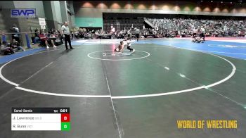 58 lbs Consolation - Jaxson Lawrence, Gold Rush Wrestling Academy vs Raiden Bunn, Victory Wrestling Club,wa