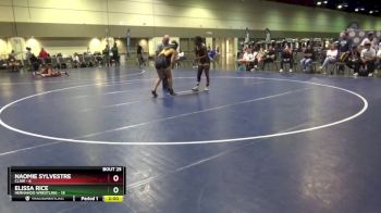 120 lbs Round 7 (8 Team) - Naomie Sylvestre, CLAW vs Elissa Rice, Hernando Wrestling