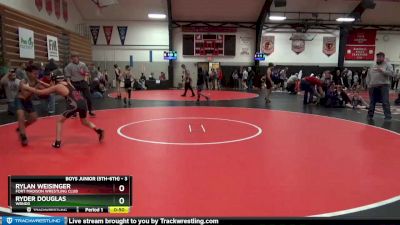 3 lbs Quarterfinal - Rylan Weisinger, Fort Madison Wrestling Club vs Ryder Douglas, WBNDD