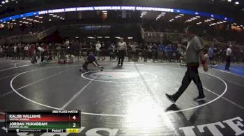 120 2A 3rd Place Match - Kalob Williams, Winter Springs vs Jordan Mukaddam, Fleming Island