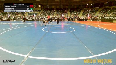 70 lbs Rr Rnd 3 - Gideon Huber, Sebolt Wrestling Academy vs Cruz Smith, Outlaw Wrestling Club