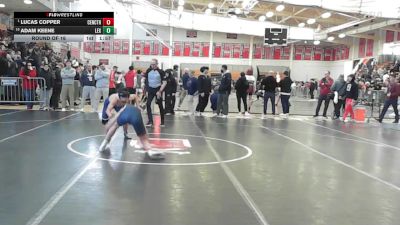 120 lbs Round Of 16 - Lucas Copper, Central Catholic vs Adam Keene, Lexington