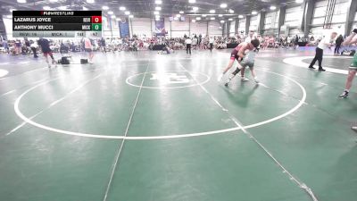132 lbs Rr Rnd 3 - Lazarus Joyce, Revival Orange vs Anthony Mucci, Micky's Maniacs Blue