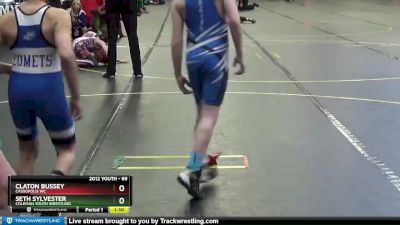 69 lbs Cons. Round 2 - Claton Bussey, Cassopolis WC vs Seth Sylvester, Coleman Youth Wrestling