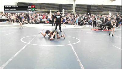 57 lbs Rr Rnd 7 - Hunter Schuch, All I See Is Gold Academy Stars - ESC vs Reed Savage, Wrecking Crew Wrestling Academy - ESC