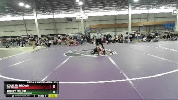 65 lbs Round 3 - Rocky Fisher, Middleton Wrestling Club vs Cole Jr. Brown, 208 Badgers