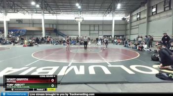 110 lbs Cons. Round 4 - Toby Abbott, Middleton Middle School vs Wyatt Griffith, Fruitland