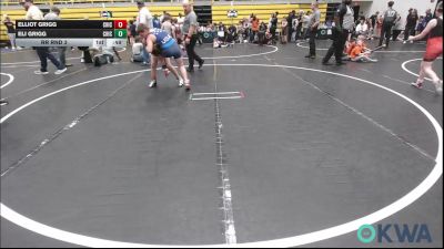 110 lbs Rr Rnd 3 - Elliot Grigg, Chickasha Youth Wrestling vs Eli Grigg, Chickasha Youth Wrestling