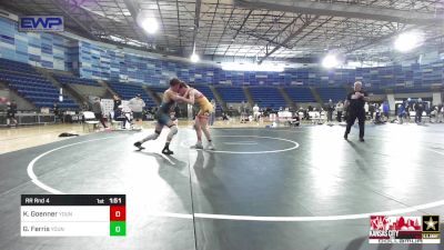 144-C lbs Rr Rnd 4 - Keagan Goenner, Young Guns Nashville Wrestling vs Geoffrey Ferris, Young Guns Nashville Wrestling