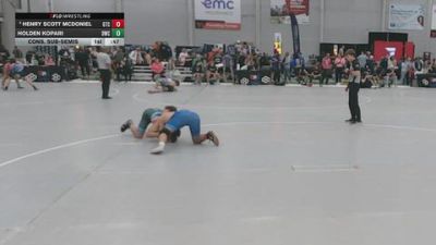 157 lbs Cons. Sub-semis - Holden Kopari, Dickinson Wrestling Club vs Henry Scott McDoniel, G1 Training Center