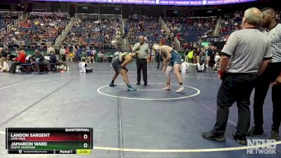 3A 215 lbs Quarterfinal - Jamarion Ward, South Johnston vs Landon Sargent, Cape Fear