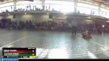 120 lbs Champ. Round 1 - Bryce McNees, Indiana vs Kamaron Straw, Angola Elite Wrestling