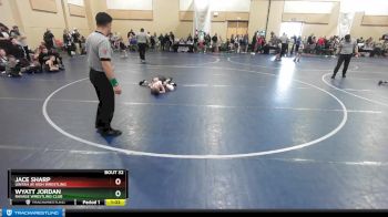 66 lbs Champ. Round 2 - Wyatt Jordan, Ravage Wrestling Club vs Jace Sharp, Uintah Jr High Wrestling