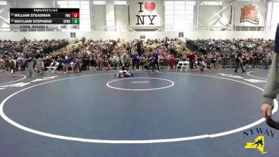 57 lbs Cons. Round 2 - Wayland Stephens, Dolgeville Youth Wrestling Club vs William Steadman, Franklinville Wrestling Club