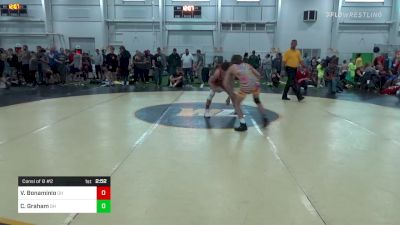 E-118 lbs Consi Of 8 #2 - Vinny Bonaminio, OH vs C.j. Graham, OH