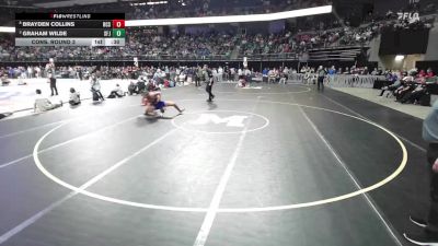 Cons. Round 3 - Brayden Collins, Rapid City Stevens vs Graham Wilde, Sioux Falls Jefferson