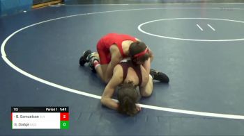 113 lbs Round 2 - Blake Samuelson, Olathe North vs Graham Dodge, Salina Central