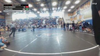 132 lbs Cons. Round 5 - Cale Wimberly, Jesuit Tampa Tigers vs Evan Cope, Charlotte High