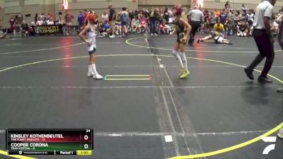 49 lbs Round 1 (6 Team) - Kinsley Kothenbeutel, The Funky Singlets vs Cooper Corona, Team Gotcha