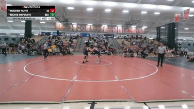 157 lbs 1st Place Match - Holden Huhn, Gannon vs Richie DeFulvio, Millersville