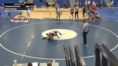 Ex-1 lbs 1st Place Match - Brian Stevens, Center Circle/ NY vs Jackson Filippone, Penn State Club Wrestling New York