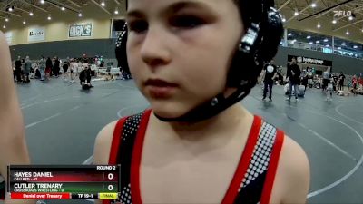 80 lbs Round 3 - Brooks Blevins, Cali Red vs Levi Perrin, Crossroads Wrestling