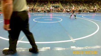 96 lbs Round Of 32 - Carlos Purcella, Top Rank Hammers vs Rex McDonald, Port City Wrestling