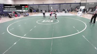 120 lbs Cons. Round 2 - Jaslyn Mendoza, Manassas Park vs Kayden Dauch, Orange County