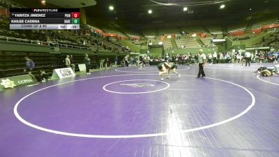 170 lbs Consi Of 8 #2 - Yaritza Jimenez, Pioneer Valley vs Kailee Cadena, Bakersfield Christian