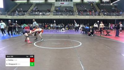 115 lbs Round Of 16 - Jacob Kallay, Taneytown vs Kolton Sheppard, Bridgeton