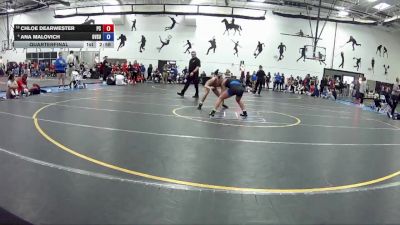 110 A Quarterfinal - Chloe Dearwester, Presbyterian College vs Ana Malovich, Grand Valley State University
