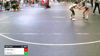 58 lbs Semifinal - Makenzie Santiago, Top Rank HAC vs Camila Ramirez, Team Aggression