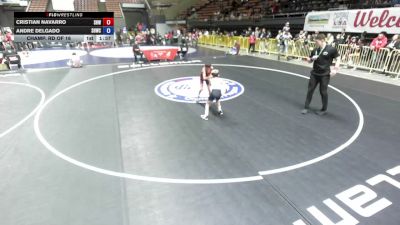 63 lbs Champ. Rd Of 16 - Cristian Navarro, Spring Hills Wrestling vs Andre Delgado, Savage House Wrestling Club
