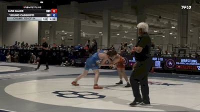 74 kg Champ. Rd Of 64 - Jake Glade, Mustang Wrestling Club vs Bruno Cassioppi, Hononegah Wrestling Club