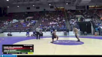 157 lbs Quarterfinal - David Hollingsworth, Wartburg College vs Collin Quandt, Nebraska Wesleyan University