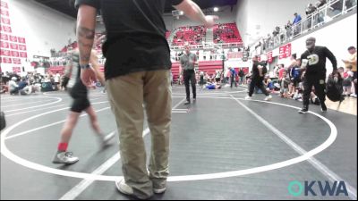 58-61 lbs Quarterfinal - Andrew Klingenberg, D3 Wrestling Cluib vs Brayden Webb, Harrah Little League Wrestling