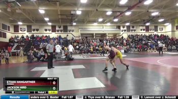 160 lbs Cons. Round 2 - Ethan Hangartner, Marion vs Jackson Hird, Mount Vernon