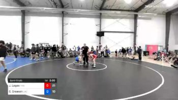 51 kg Semifinal - Jesse Loges, MWC Wrestling Academy vs Chris Creason, Capital Wrestling Club