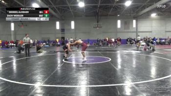 184 lbs Champ. Round 1 - Sedeeq AlObaidi, Wisconsin-La Crosse vs Zach Weidler, Wartburg