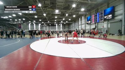 138 lbs Cons. Quarters - Micah Davis, Relentless Wrestling vs Bransyn George, Camas Wrestling Club