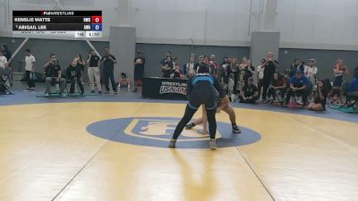 125 lbs Cons. Sub-semis - Kenslie Watts, Reign Wrestling Club vs Abigail Lee, Amateur Wrestling Academy